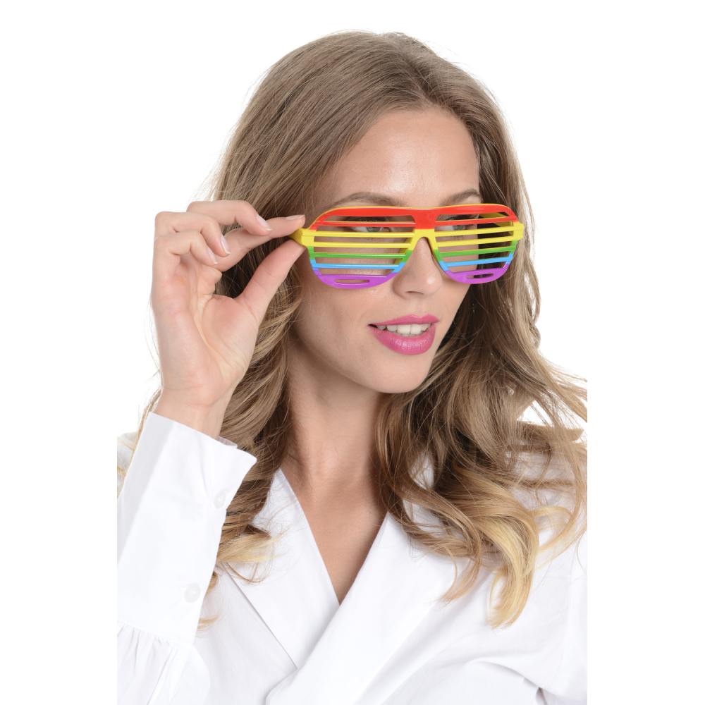 Zac's Alter Ego - Rainbow Shutter Shades Sonnenbrille - Mehrfarben
